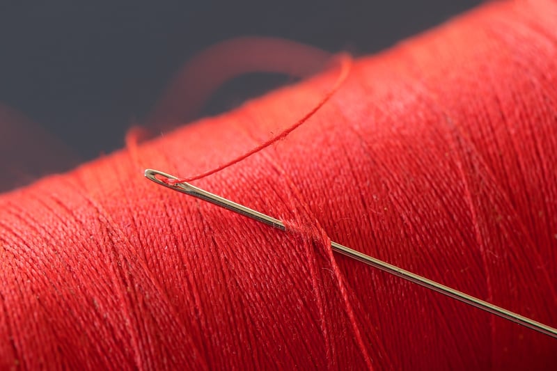 Yarn and knitting needles